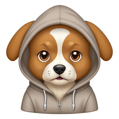 Dog wear hoodie  sticker