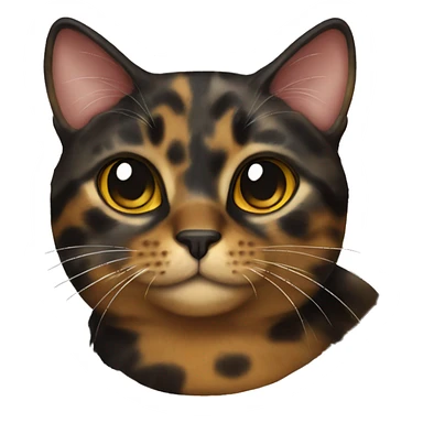 Tortishell cat  sticker