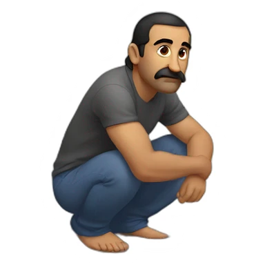 Armenian squatting sticker