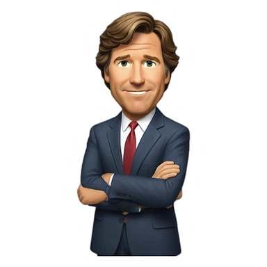 Tucker Carlson sticker