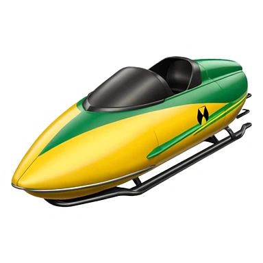 Jamaican bobsled sticker