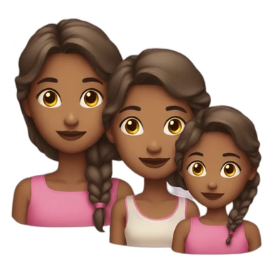 girl and a daughter sticker