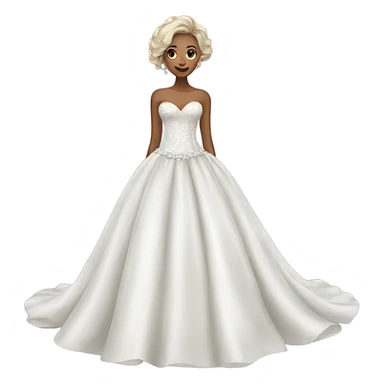 Luxury wedding dress  sticker