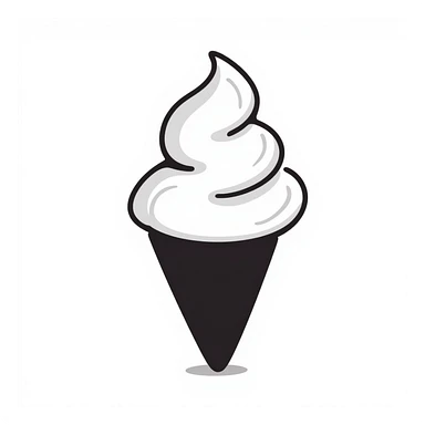 a scoop of ice cream sticker