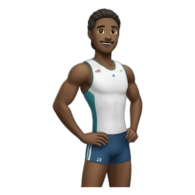 Athlétisme sport sticker