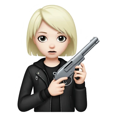 Emo got with a gun sticker