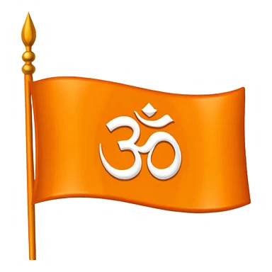 Hindu flag sticker