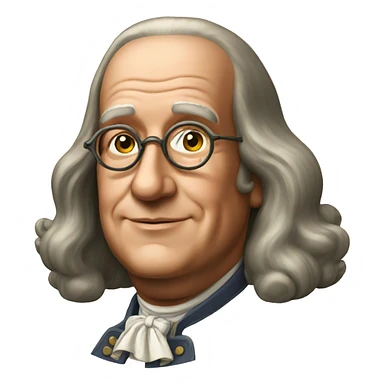 ben franklin sticker