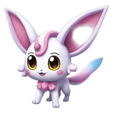 Kawaii Sylveon-Espeon-Pokémon full body sticker
