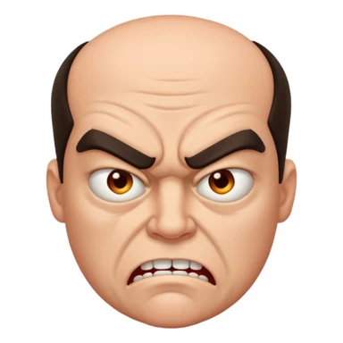 Angry triggered sticker