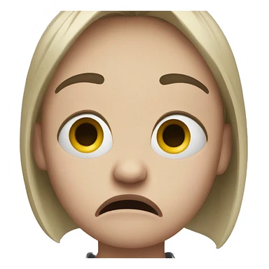 Dramatic crying sticker