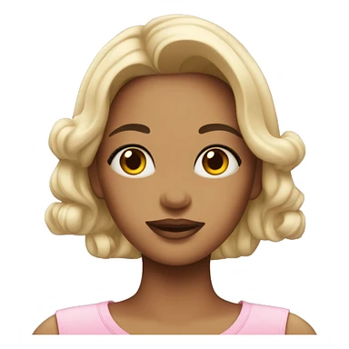 Girl with parfuem sticker