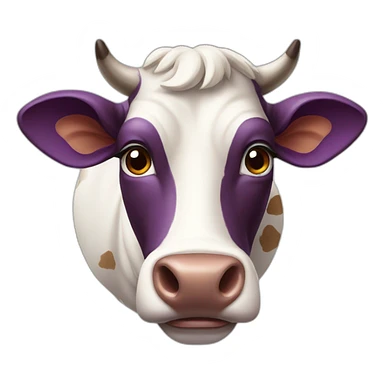 milka cow sticker