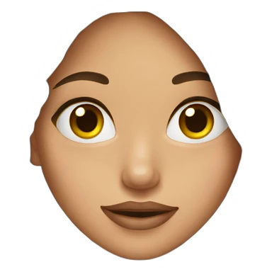 Girl with nails  sticker