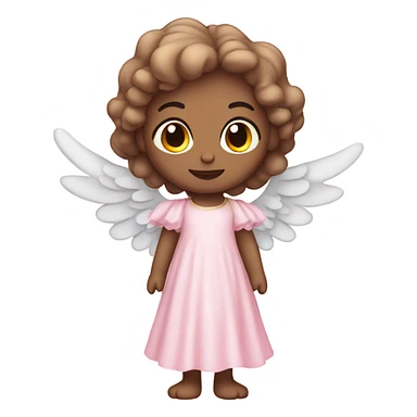 Pink angel sticker