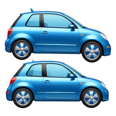2d Car facing left facing left sticker