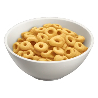 cereal in a bowl sticker