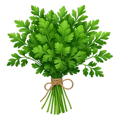 parsley herb bouquet sticker