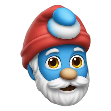 papa-smurf sticker