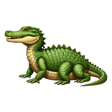 create an image of hiamlayan crocodile sticker