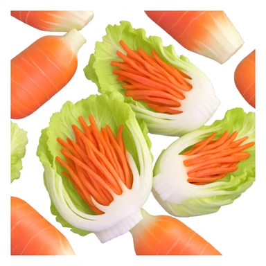 baechu kimchi napa cabbage kimchi sticker