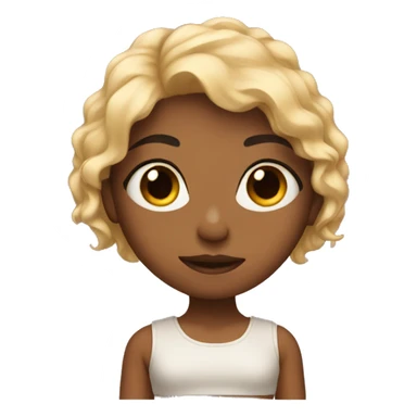 girl in a crop top sticker