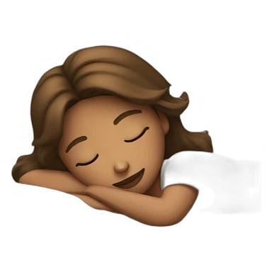 Girl want to sleep sticker