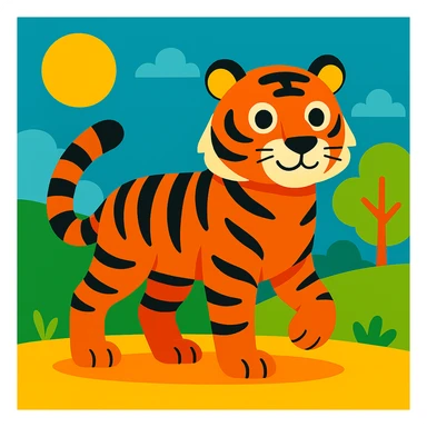 Tiger sticker