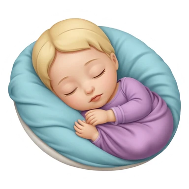 little newborn baby girl sticker