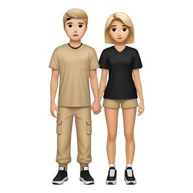 Justin bieber et hailey bieber  voir tous le corps  sticker