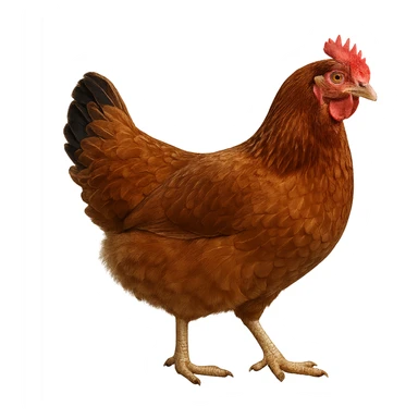 Hen sticker