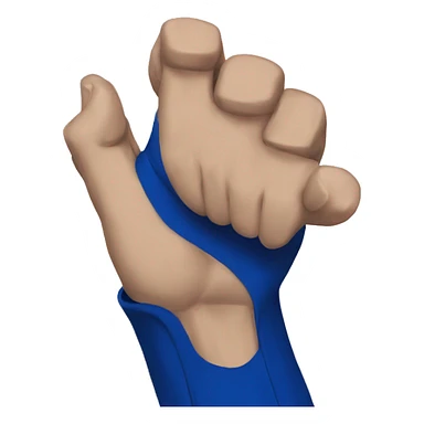 bjj hands performing americana sticker