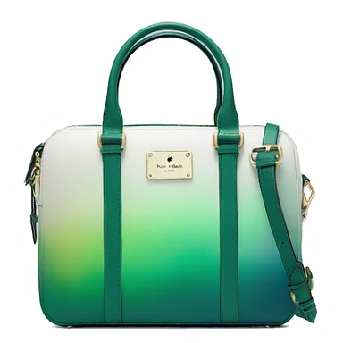 Realistic isolated northern lights kate spade satchel purse.  sticker