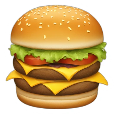 minimalistic-delivered-burger sticker