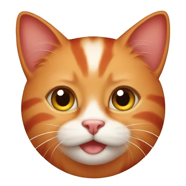 cute red cat sticker