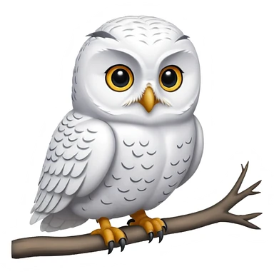 Hibou glacé  sticker