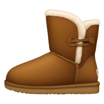 Brown uggs sticker