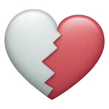 Left side heart emoji sticker
