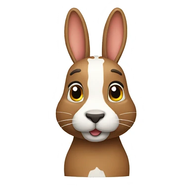 Conejo con corona  sticker