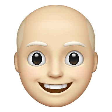 Sans from undertales head in the iPhone emoji style sticker