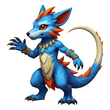 Anthro Vernid-WickerBeast-Protogen-Primagen-Fakémon Full Body sticker