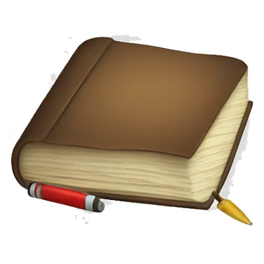 Writing book sticker