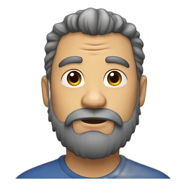 big hairy man sticker