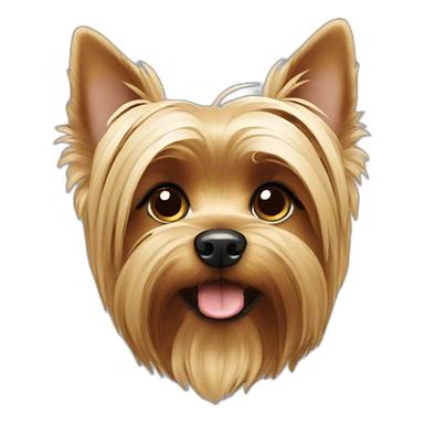 sitting-Yorkshire-Terrier sticker