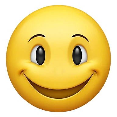 Hyper realistic yellow smiley face  sticker