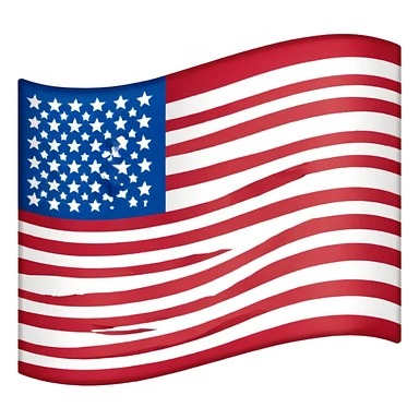 usa flag in distress sticker
