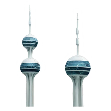 Kuwait towers sticker