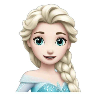 elsa from frozen sticker