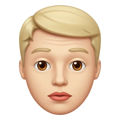 White Guy with big lips sticker