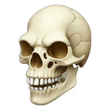 Lizards head skull sticker